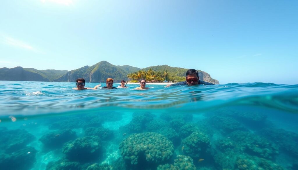 aktivitas snorkeling di pantai aktivitas snorkeling di pantai