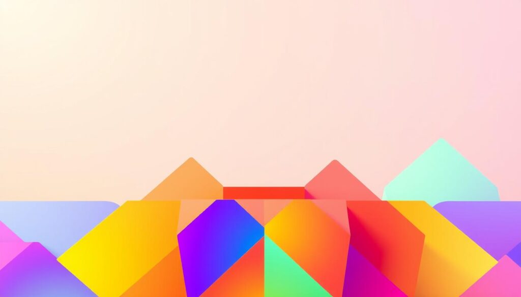 Desain media sosial dengan warna cerah Desain media sosial dengan warna cerah