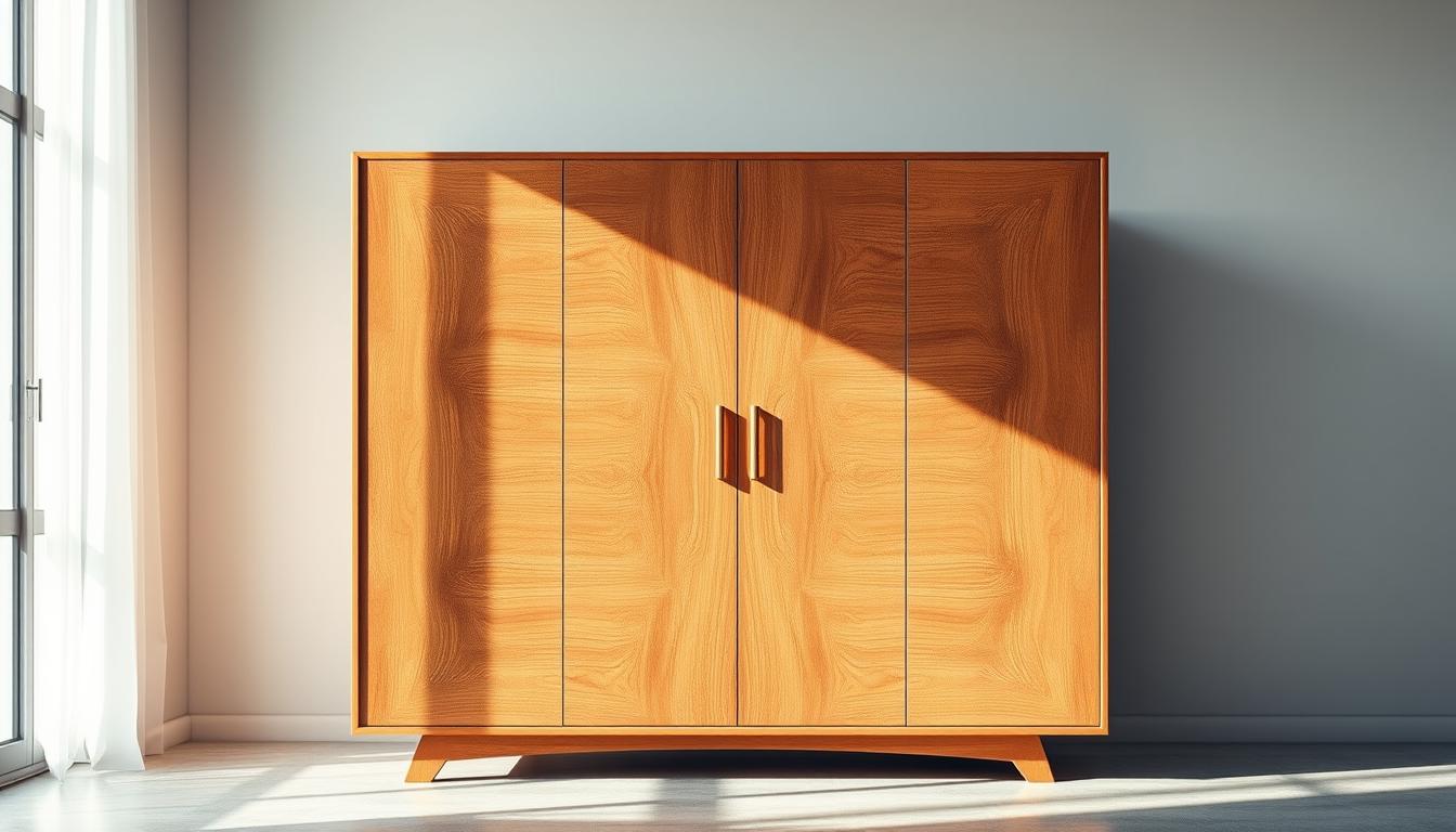 desain lemari kayu modern