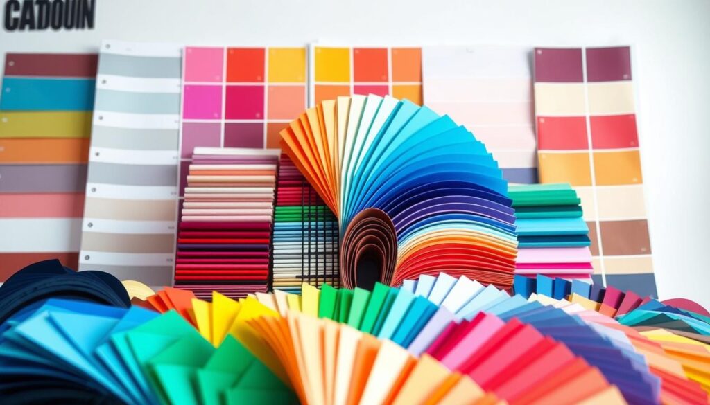 palet warna yang bervariasi palet warna yang bervariasi