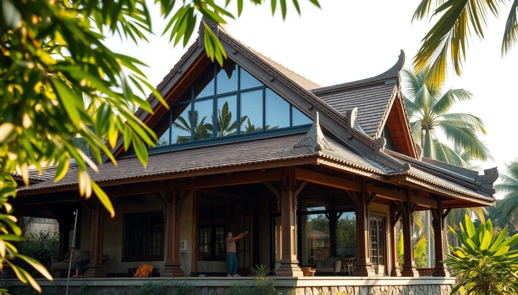 renovasi rumah tradisional